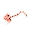 Knotty Design Curved Nose Stud NSKB-1007